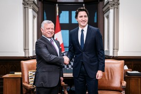 The King of Jordan, Abdullah II, paid a visit to Canada in the middle of winter for some reason. On Friday, he and Prime Minister Justin Trudeau reportedly discussed the “deep and enduring” link between their respective countries.