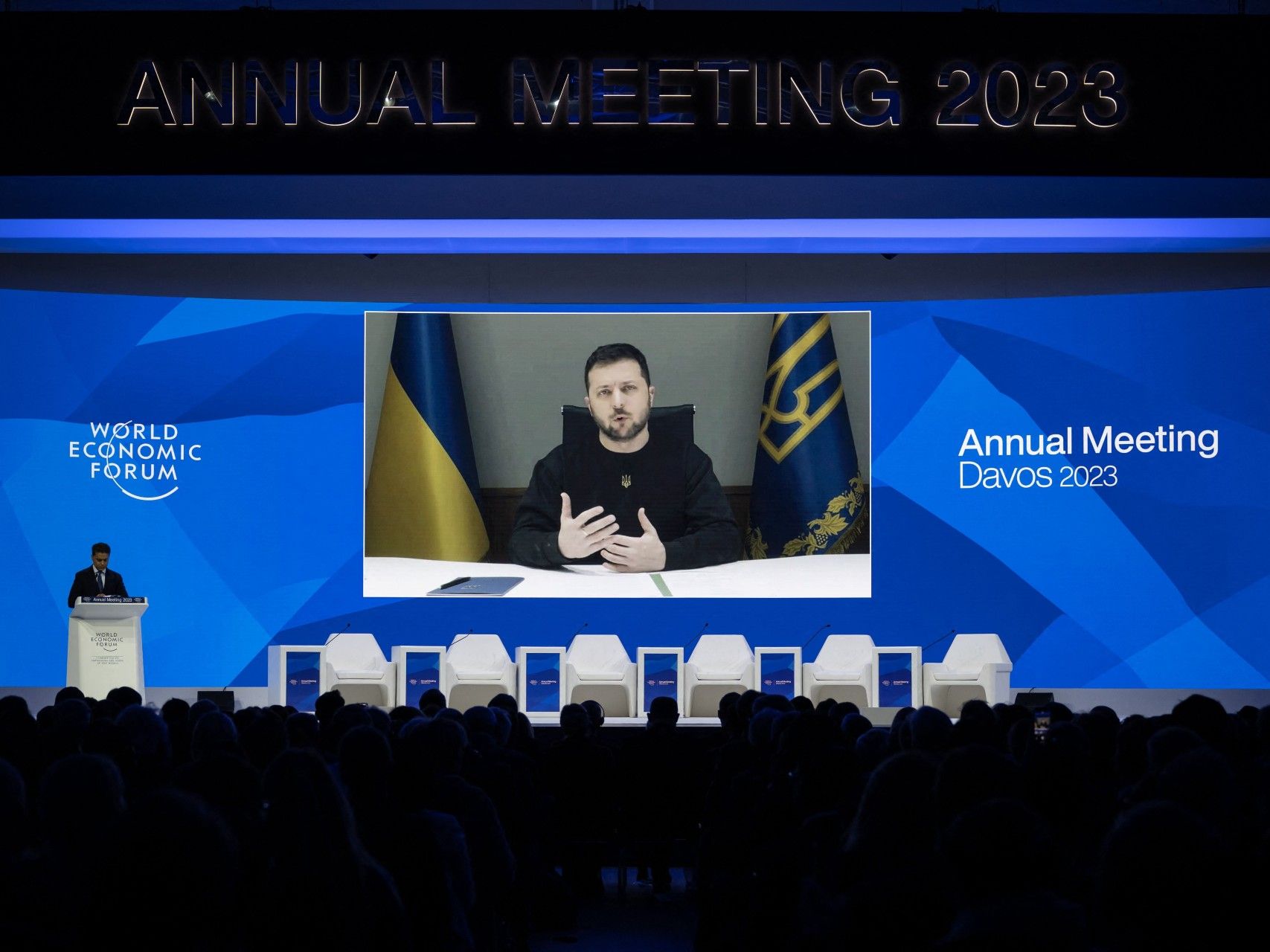 ‘Give them the tanks!’: Davos elites rally behind Ukraine