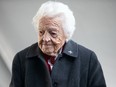 Former Mississauga Mayor Hazel McCallion attends an announcement at Mississauga Hospital in Mississauga, Ont., on Wednesday, December 1, 2021. She died on Jan. 29, 2023 at 101.