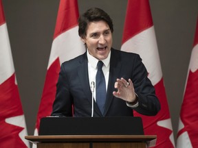 Prime Minister Justin Trudeau used his speech to the Liberal caucus on Friday to take some shots at Conservative Leader Pierre Poilievre, who was busy taking shots at Trudeau during a speech to the Conservative caucus on Friday.