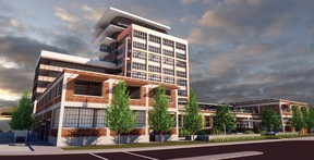 Concept art for the Bayview Yards project.
