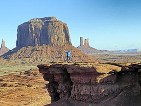 Larger than life seems to fit when you're talking about the scenery in Monument Valley, another tribal location.