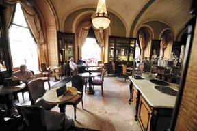 Budapest’s most famous coffee shop, Café Gerbeaud, was established in 1870 and is still somewhat frozen in time.