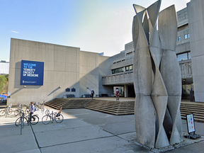 The University of Toronto's Medical Sciences Building in downtown Toronto. Despite a shortage of doctors in Ontario, the province is devoting hundreds of prime medical school spots to students from Saudi Arabia.