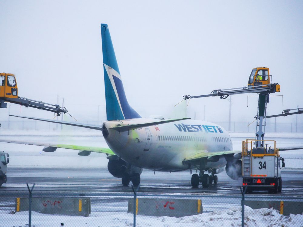 A B.C. tribunal ordered WestJet to compensate two passengers after ruling the airline failed to prove weather made it unsafe to operate their cancelled flights.