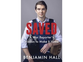 This cover image released by HarperCollins shows "Saved: A War Reporter's Mission to Come Home" by Benjamin Hall. (HarperCollins via AP)