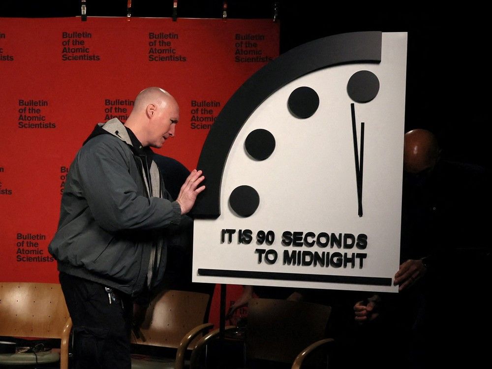 Doomsday Clock moves 90 seconds closer to midnight, closest it has ever been