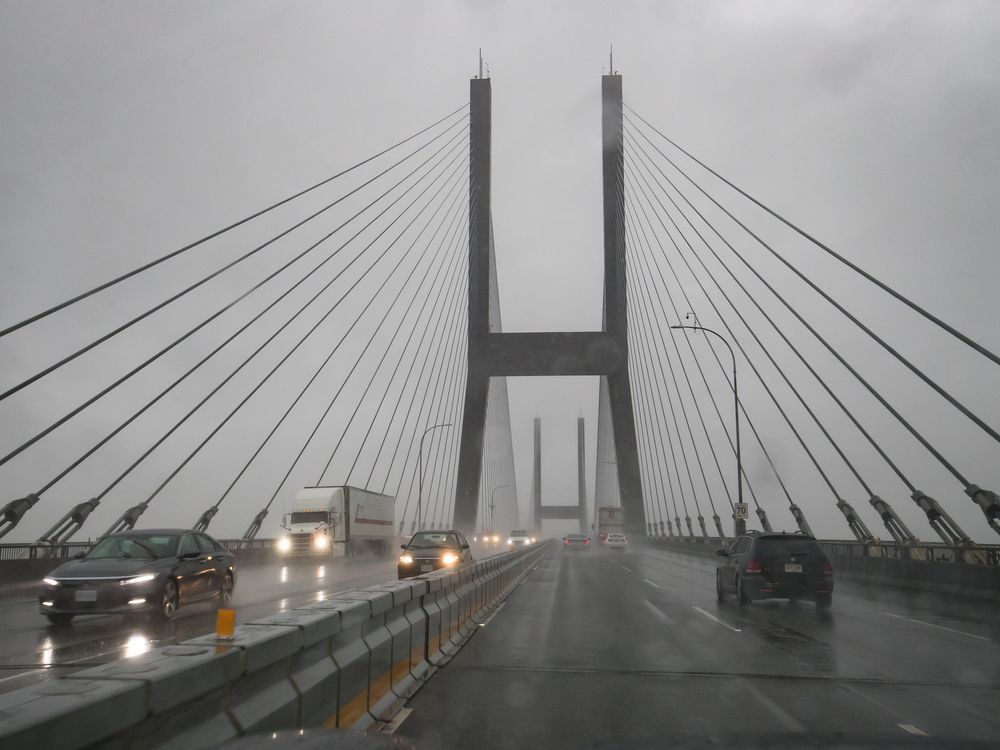 Police cite mental health stigma as drivers urge man on B.C. bridge to ‘take action’