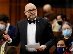 Attorney General David Lametti pictured in April, 2022. In a recent speech to the Canadian Bar Association, Lametti said the justice system "needs to react to the worries of Canadians.”