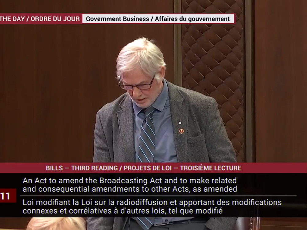 FIRST READING: Liberal-appointed Senator passionately denounces Liberal ‘censorship’ bill