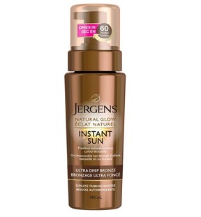 Natural Glow Instant Sun Sunless Self Tanning Mousse.