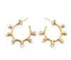 Omi Woods The Bamboo Pearl Earrings