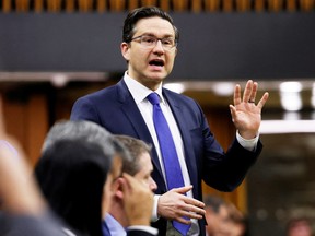 Citing statistics from B.C., Conservative leader Pierre Poilievre said "the same repeat offenders are committing, in many cases, dozens and dozens of offences."