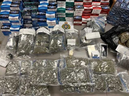 Cannabis and unstamped tobacco seized from a home in Athabasca, Alta. PHOTO BY ATHABASCA RCMP