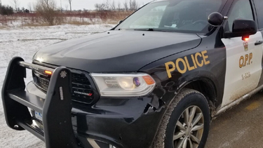 Earlier this week, the man from Barrie, Ontario, drove to South Division on Melbourne Drive in Bradford West Gwillimbury to report a collision that had taken place a few days ago.