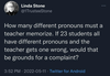 A May 11 tweet by Stone which spurred an official condemnation by the Durham District School Board. It was later cited as “exhibit 2” in an investigator’s report recommending her censure.