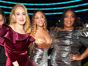 Adele, Beyoncé, and Lizzo attend the 65th GRAMMY Awards - Getty
