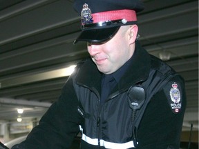 A 2010 file photo of Const. Paul Kelly, who was demoted Jan. 23, 2023 after a hearing found he failed to locate a homicide victim during a 2017 search, then tried to pin blame on fellow officers.