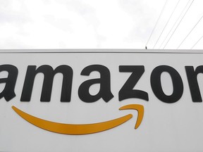 The Amazon DTW1 fulfillment center is shown in Romulus, Mich., April 1, 2020. Amazon reports financial earnings on Thursday, Feb. 2, 2023.