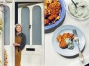 Olia Hercules is a Ukrainian chef, food writer and cooking teacher based in London. (Cabbage Fritters from Home Food are pictured.) PHOTOS BY JOE WOODHOUSE