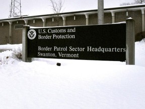 This Feb. 10, 2020, photo shows the headquarters of the U.S. border patrol's Swanton Sector in Swanton, Vt. Vermont State Police are investigating after a man collapsed and died shortly after crossing the border into the United States from Quebec on foot last week.