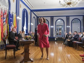 Bronwyn Eyre was announced as Saskatchewan's minister of justice and attorney general at a press conference at Government House in Regina on Tuesday, May 31, 2022. Eyre says Ottawa's actions have a larger impact on investor confidence than pushback from Indigenous and environmental groups.