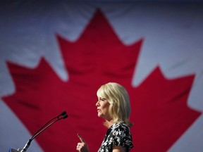 Conservative MP Candice Bergen speaks at the Conservative Party of Canada leadership vote, in Ottawa, Saturday, Sept. 10, 2022.