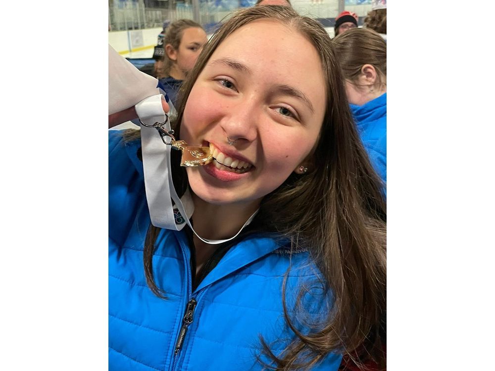 Nunavut speedskater wins three gold ulus at Arctic Winter Games