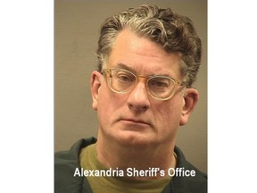 This image provided by the Alexandria (Va.) Sheriff's Office, shows James Gordon Meek in his booking photo on Jan. 31, 2023, in Alexandria, Va. Federal authorities say the well-known former investigative journalist for ABC News has been arrested on a charge of "transporting" images depicting the sexual abuse of children. (Alexandria Sheriff's Office via AP)