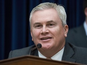 FILE - House Committee on Oversight and Accountability Chairman James Comer, R-Ky., leads an organizational meeting for the 118th Congress, at the Capitol in Washington, Jan. 31, 2023. The committee will hold its first hearing on fraud and waste in federal pandemic spending on Feb. 1.