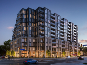 The 11-storey Exhale condo project, designed by Architecture Unfolded, will have a landscaped communal courtyard, dining lounge and retail tenants at grade.