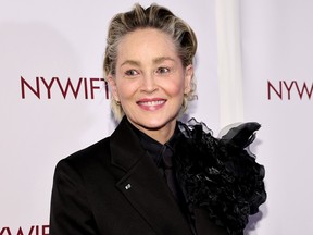 Sharon Stone attends the New York Women In Film And Television's 43rd Annual Muse Awards on March 28, 2023.