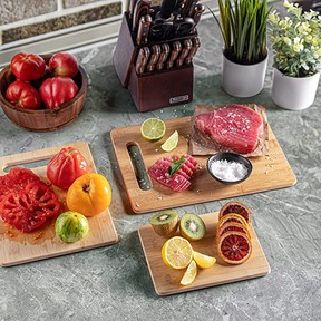 Bamboo Cutting Board Set