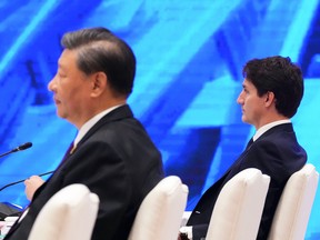 Prime Minister Justin Trudeau and Chinese President Xi Jinping participates in the Asia-Pacific Economic Cooperation (APEC) Leaders’ Retreat in Bangkok, Thailand, Friday, Nov. 18, 2022. THE CANADIAN PRESS/Sean Kilpatrick