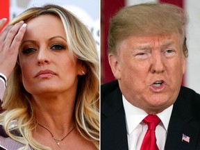 Stormy Daniels and Donald Trump