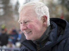 Then-Governor General David Johnston on the grounds of Rideau Hall in 2017.