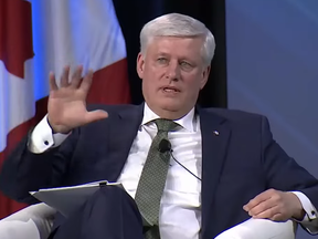 Harper does not appear to have lost his prime ministerial habit of beginning every statement with "well, look."