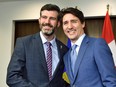 Edmonton Mayor Don Iveson meets with Prime Minister Justin Trudeau in 2019. Iveson's time as mayor “happened to coincide with the current federal government and so I got tagged with that government,” he says.