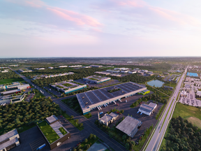 A 3D rendering of Northwood Business Park once fully developed  SUPPLIED