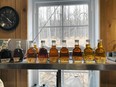 Visitors can learn how maple syrup is graded on a tour of a farm or by visiting a store like Délices Érable & Cie.