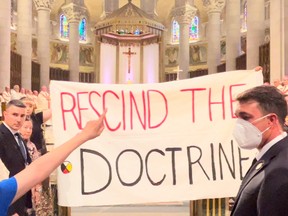 Discovery doctrine protest