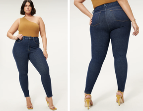 Best Plus Size Jeans For Women, Skinny Flare Cropped