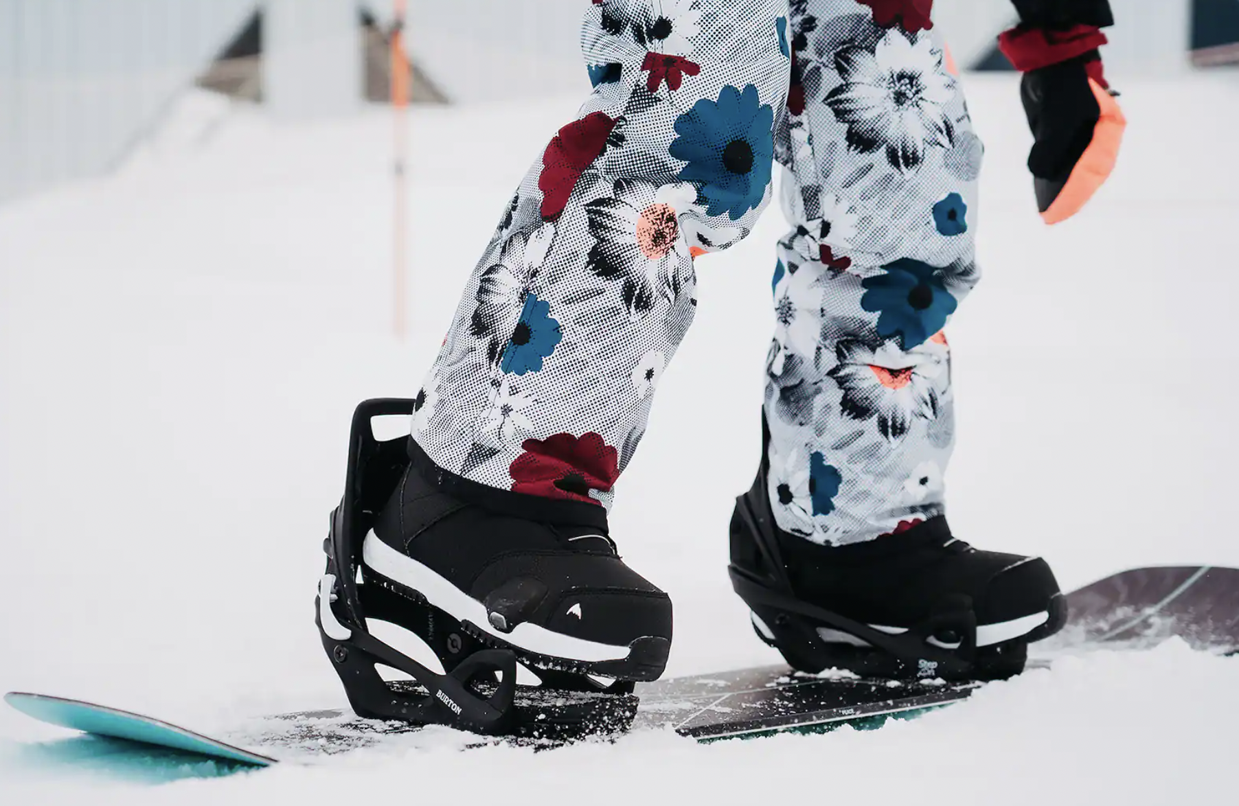 The Burton Step-On boot and binding system is fast to get in and out of and super lightweight.