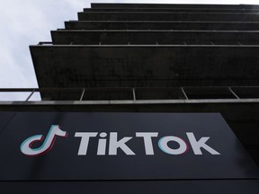 FILE - The TikTok Inc. building is seen in Culver City, Calif., on March 17, 2023. TikTok on Tuesday, March 21, 2023, rolled out updated rules and standards for content and users as it faces increasing pressure from Western authorities over concerns that material on the popular Chinese-owned video-sharing app could be used to push false information. The company released a reorganized set of community guidelines that include eight principles to guide content moderation decisions.