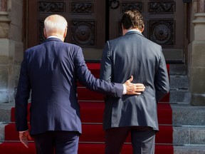 Joe Biden and Justin Trudeau