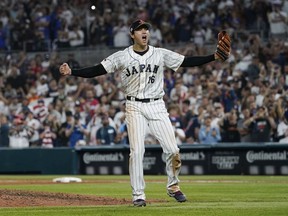 Shohei Ohtani celebrates Japan's win over the U.S. at the World Baseball Classic. Where is hockey's equivalent?