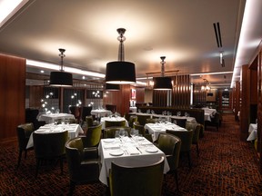 The dining room at Hy’s Steakhouse in Toronto