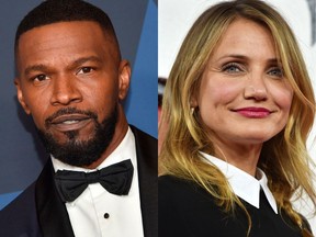 Cameron Diaz (right) is said to have ended her acting hiatus to star alongside Jamie Foxx in ‘Back in Action.'