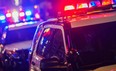 Five Missouri police officers were injured when a suspected drunk driver crashed into a police car.