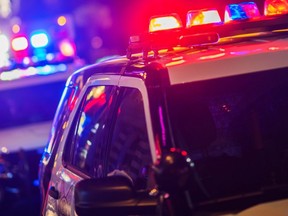 Five Missouri police officers were injured when a suspected drunk driver crashed into a police car.